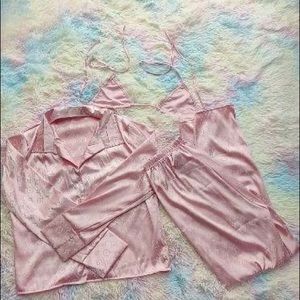 LV Light Pink Pajama Set 2XL